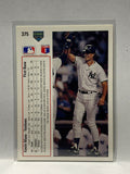 # 375 Kevin Maas  New York Yankees 1991 UD Baseball Cards