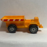 Orange Dump Truck 7332 Unbranded Construction Diecast Car