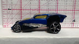 Blue Brutalistic 2006 Mcdonalds Hot Wheels Diecast Car