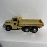 Tan Military Troop Convoy Cargo Truck Corgi Diecast Car