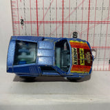 Blue BMW Turbo Motor Series Majorette Diecast Car