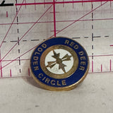 Red Deer Golden Circle Logo  Lapel Pin