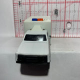 White Police Utility Truck Unbranded Diecast Car