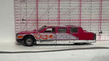 Red Flames Happy Birthday Limousine ©1990 Hot Wheels Diecast Car