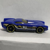 Blue #5 The Gov'ner 2015 Hot Wheels Diecast Car