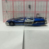 Blue Police Sentinel 400 Limo 2001 Hot Wheels Ca, Emergency Diecast Car