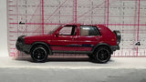 Red '90 Volkswagen Golf MB1038 2018 Matchbox Diecast Car