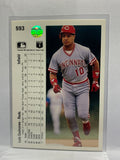 # 593 Luis Quinones  Cincinnati Reds 1990 UD Baseball Cards