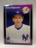 # 78 Dave Righetti  New York Yankees 1989 Donruss Baseball Cards