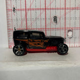 Black Flames Midnight Otto Hot Wheels Diecast Car
