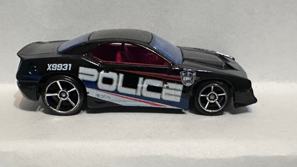 Black Police X9931 Rapid Transit 2003 Hot Wheels Diecast Car