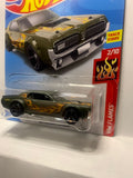 Green '68 Mercury Cougar HW Flames FYC37 D7C4 2017 Long Card Hot Wheels Diecast Car