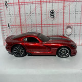 Red 2013 SRT Dodge Viper Hot Wheels Diecast Car