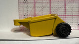 Yellow construction Earth Mover Trailer Unbranded Diecast Car