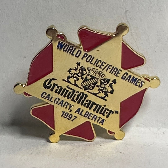 World Police Fire Games GrandMarier Calgary Alberta 1997  Lapel Pin