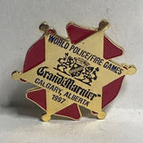 World Police Fire Games GrandMarier Calgary Alberta 1997  Lapel Pin