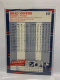 # 517 Brad Havens  Los Angeles Dodgers 1988 Fleer Baseball Cards