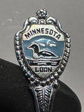 Minnesota Loon Bird  Minnesota Souvenir Spoon