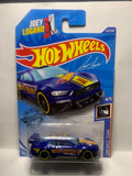 Blue Custom '18Ford Mustang GT HW Race Team GHC59 D7C6 2018 Long Card Hot Wheels Diecast Car
