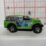 Green Chuckles the Musical Monkey Power Panel Hot Wheels Diecast Car