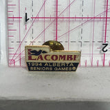Lacombe 1994 Alberta Seniors Games Logo  Lapel Pin
