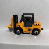Orange Classic 53 Hercules TH600 Forklift Construction Unbranded Diecast Car