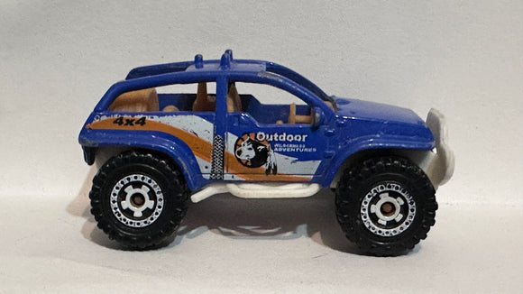 Blue Outdoor Wilderness Adventure 4x4 Buggy MB569 ©2002 Matchbox Diecast Car