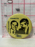 Charette Jean-Claude Avec Johnson Political  Button Pinback