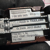 Brown Sheriff 1957 GMC Stepside MB985 2015 1:66 Matchbox Diecast Car