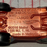 Red Wonder Woman Batman v Superman DJM20 Hot Wheels Diecast Car