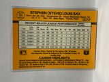 # 84 Steve Sax  Los Angeles Dodgers 1989 Donruss Baseball Cards