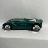 Green Double Cross 1999 Mcdonalds Hot Wheels Diecast Car