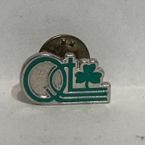 QT Shamrock Logo  Lapel Pin