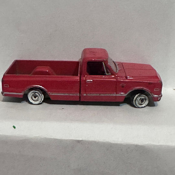 Red Chevrolet Pick Up Truck no wheels C10 2009 Greenlight Diecast Car
