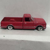 Red Chevrolet Pick Up Truck no wheels C10 2009 Greenlight Diecast Car