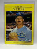 # 600 Randy Veres  Milwaukee Brewers 1991 Fleer Baseball card