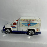 White Ambulance 2002 Mcdonalds Matchbox Diecast Car