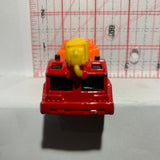 Red Rescue Crane Matchbox Diecast Car