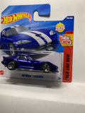 Blue '96 Dodge Viper GTS  Then and Now HYW50 N521 2024 Short Card Hot Wheels Diecast Car