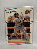 # 12 Don Gladden  Minnesota Twins 1988 Fleer Baseball Cards