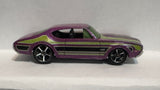 Purple Olds 442 Hot Wheels Diecast Car