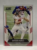 # 193 Hayden Hurst  Atlanta Falcons 2021 Score Football Cards