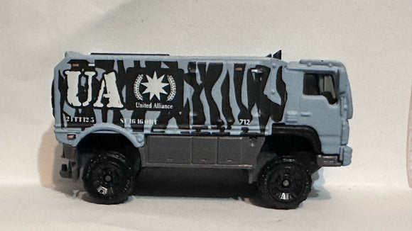 Blue UA United Alliance Desert Thunder V16 MB712 ©2006 Matchbox Diecast Car