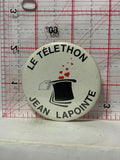 Le Telethon Jean Lapointe Magic Hat  Button Pinback
