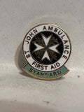 St John Ambulane First Aid Standard   Lapel Pin