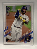 # 282 Omar Narvaez  Milwaukee Brewers 2021 Topps Series One Baseball Cards