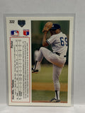 # 222 Alan Mills  New York Yankees 1991 UD Baseball card