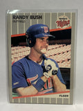 # 107 Randy Bush  Minnesota Twins 1989 Fleer Baseball card