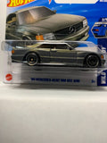 Silver '89 Mercedes-Benz 560 Sec Amg Wild Widebody JBB11 N521 G2 2025 Short Card Hot Wheels Diecast Car