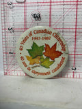 40 Years of Canadian Citizenship 1947 1987  Button Pinback